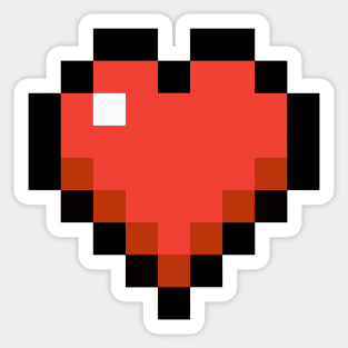 Minecraft Heart Sticker
